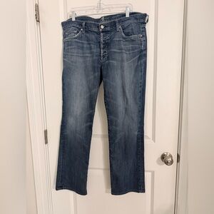 7 for all Mankind- Blue Denim Jeans-14